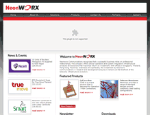 Tablet Screenshot of neonworx.com